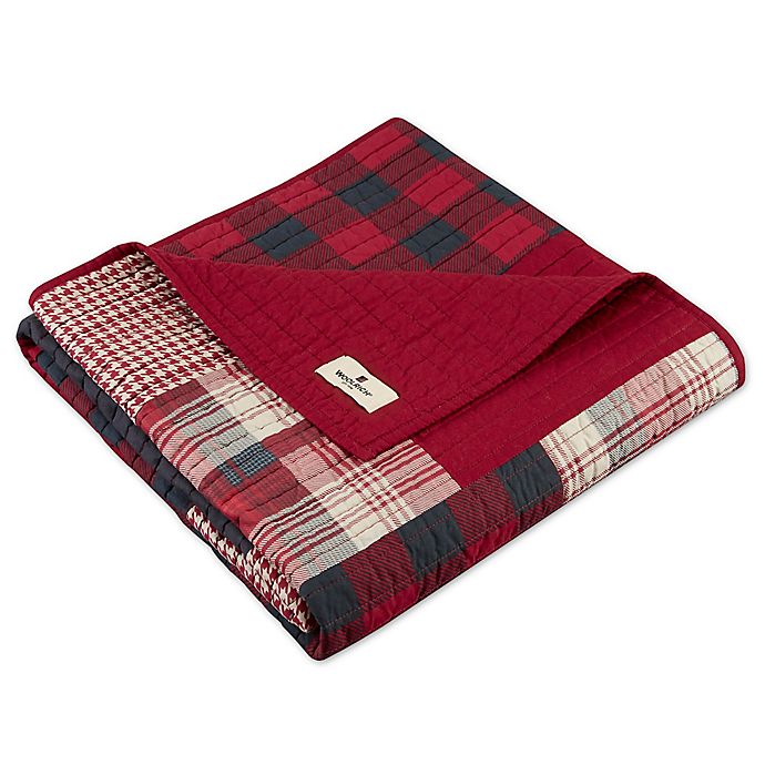 Woolrich® Sunset Quilted Throw Blanket in Red