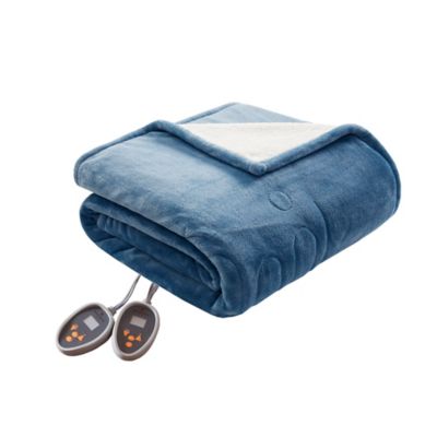 Woolrich Heated Plush to Berber Blanket - Bed Bath & Beyond