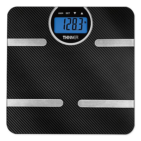 Thinner© by Conair™ Carbon Fiber Body Analysis Scale - Bed Bath & Beyond