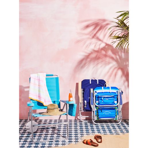 Tommy Bahama 4 Position Backpack Hi Boy Beach Chair In Blue Bed Bath Beyond