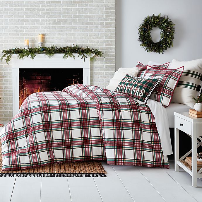 Bee & Willow™ Holiday Plaid 3-Piece Duvet Cover Set