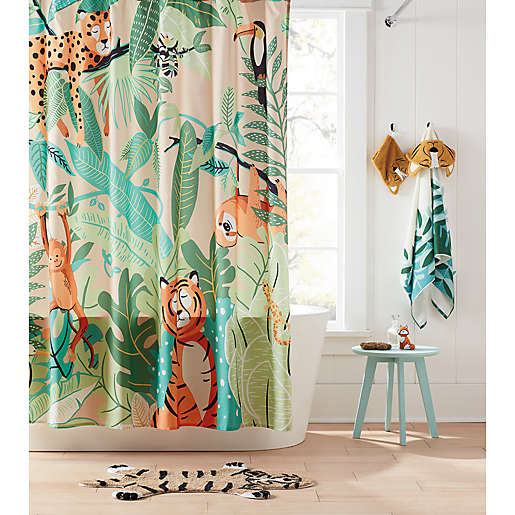 72 Inch X Jungle Friends Shower, Palm Tree Shower Curtain Target