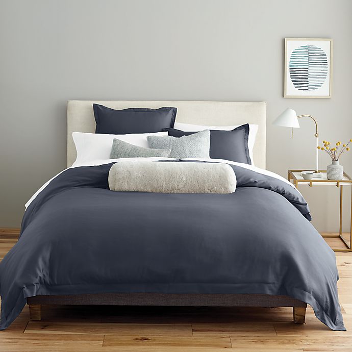 Nestwell™ Pure Earth™ Organic Cotton 3-Piece King Duvet Cover Set in Dark Stone