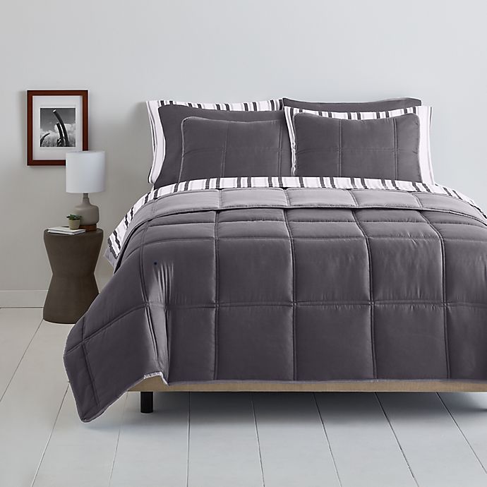 Simply Essential™ Boxstitch 6-Piece Twin/Twin XL Comforter Set in Excalibur