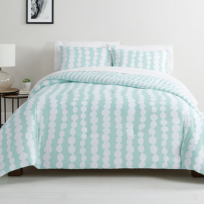 Simply Essential™ Dotted Stripe Comforter Set