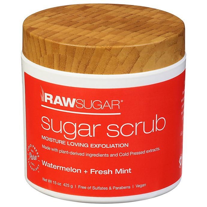 RAW SUGAR® 15 oz. Sugar Scrub in Watermelon + Fresh Mint