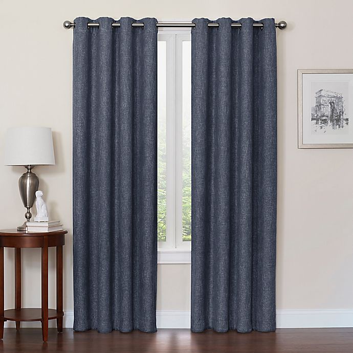 Quinn Grommet 100% Blackout Window Curtain Panel (Single)