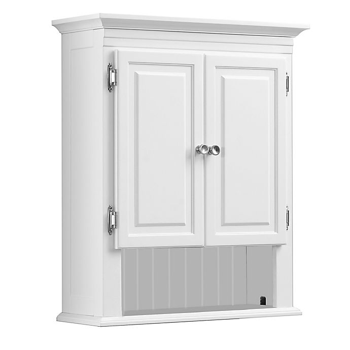 Wakefield No Tools Wall Cabinet in White