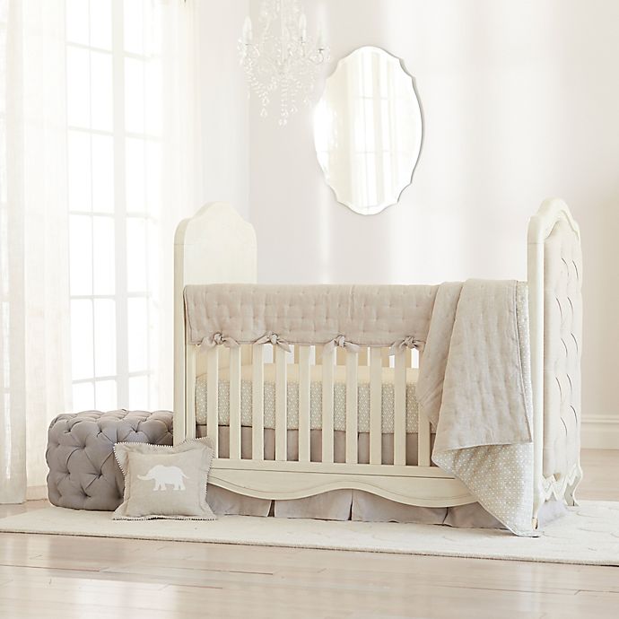 Just Born® Keepsake Linen Crib Bedding Collection in Flax
