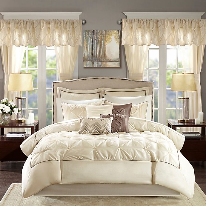 Madison Park® Essentials Joella 24-Piece Queen Comforter Set in Ivory