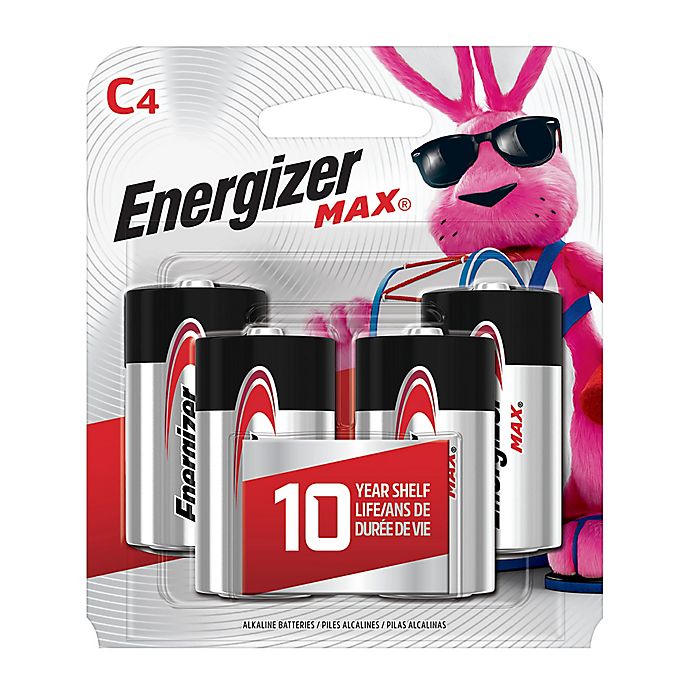 Energizer® 4-Pack C 1.5-Volt Alkaline Batteries
