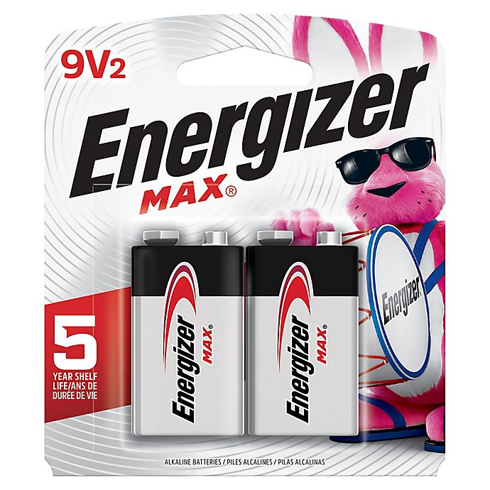 Energizer® Max 2-Pack 9-Volt Alkaline Batteries