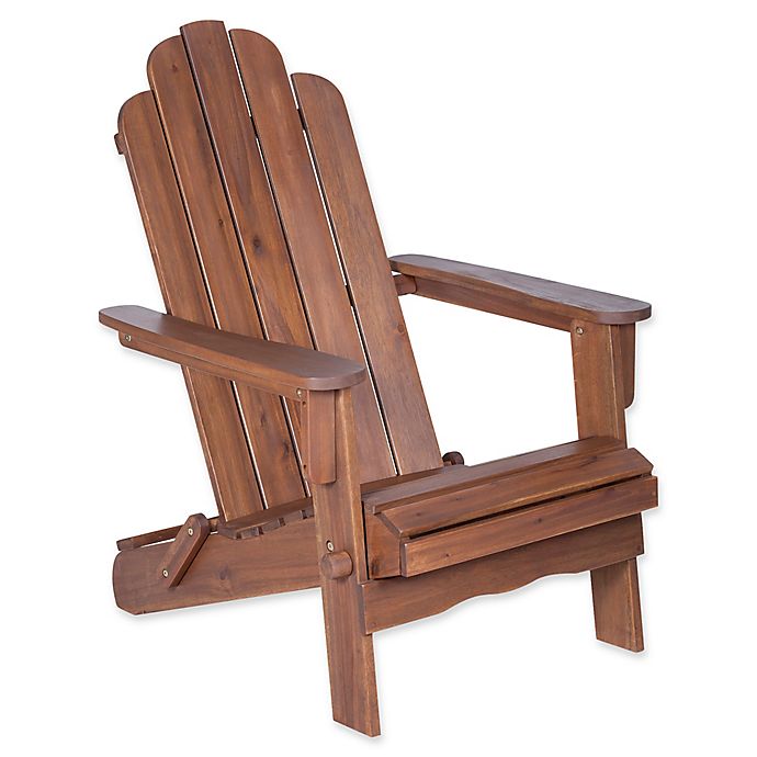 Forest Gate Eagleton Acacia Folding Adirondack Chair