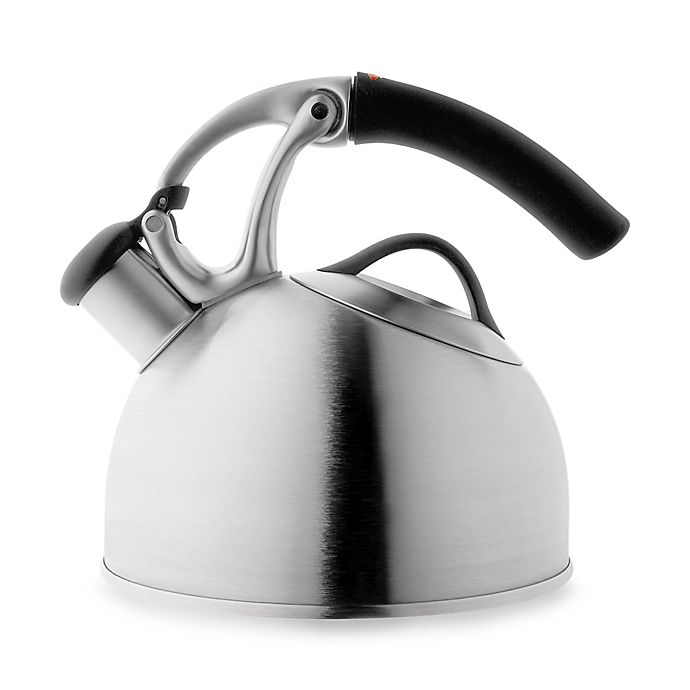 Details about   OXO UPLIFT 2 Qt Brushed Stainless Steel Contemporary Whistling Tea Kettle 