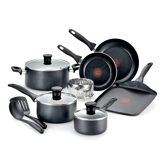 T-fal® Pure Cook Nonstick Aluminum 12-Piece Cookware Set