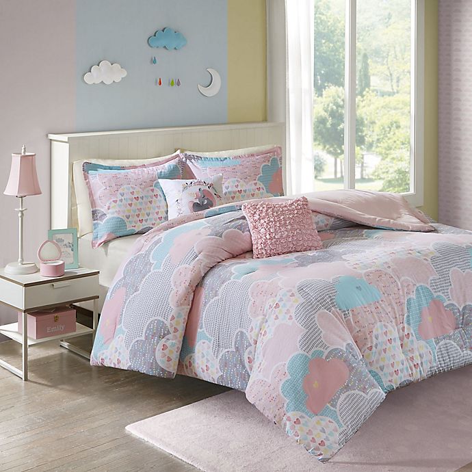 Urban Habitat Kids Cloud Comforter Set in Pink | Bed Bath & Beyond