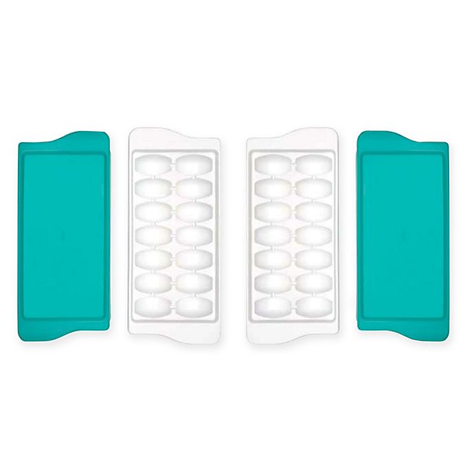 OXO Tot® 2-Pack Freezer Trays in Teal/White