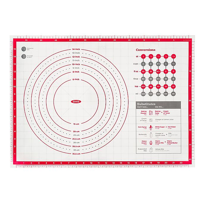 OXO Good Grips® Pastry Mat in White/Red