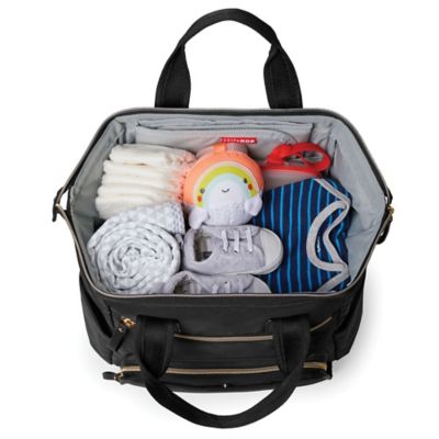 skip hop mainframe wide open diaper bag