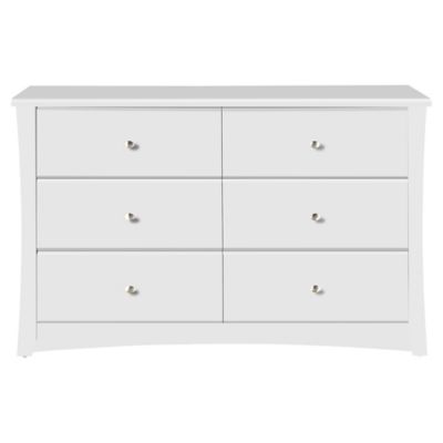 crescent 6 drawer double dresser