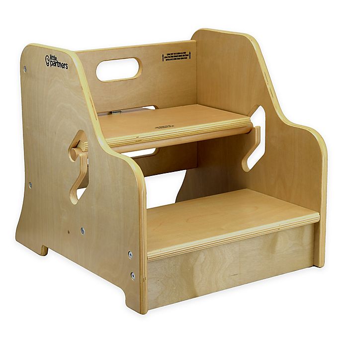 The Little Partners™ StepUp Step Stool in Natural