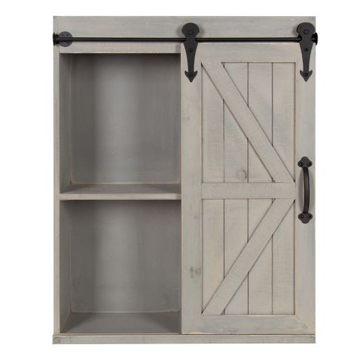 Wall Storage Cabinet With Sliding Barn Door | Homeminimalisite.com