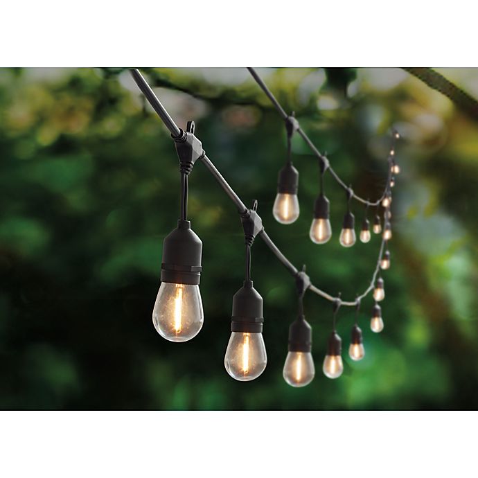 Feit Electric LED 48 FT LED String Lights Outdoor Use Commercial Grade 24 Watts 