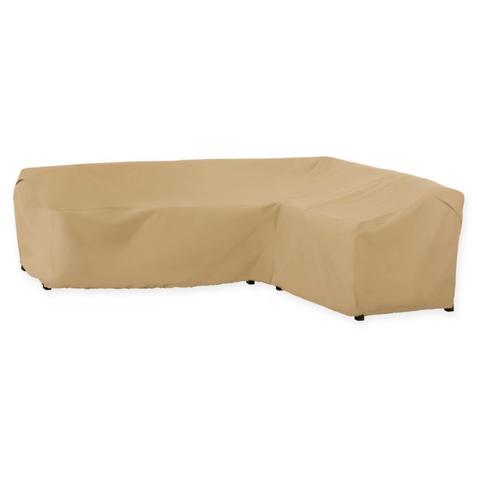 Classic Accessories Terrazzo Right Facing L Shaped Sectional Cover In Sand Bed Bath And Beyond