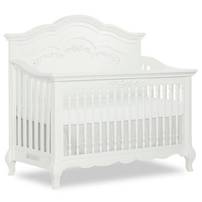 evolur aurora crib frost white