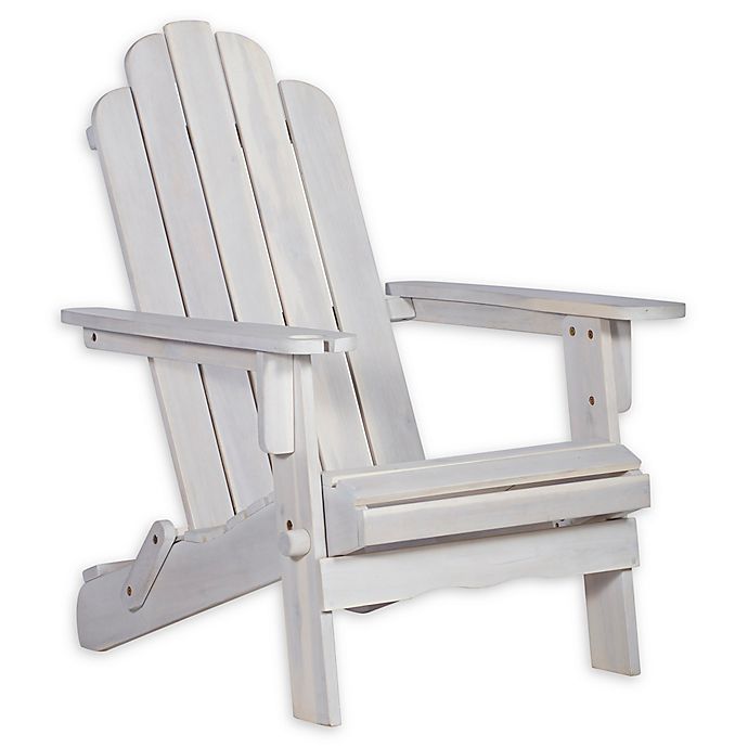 Forest Gate Arvada Acacia Outdoor Folding Adirondack Chair