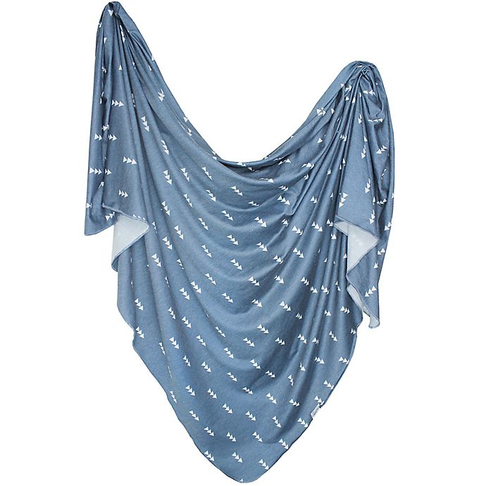 Copper Pearl™ North Arrows Swaddle Blanket in Blue