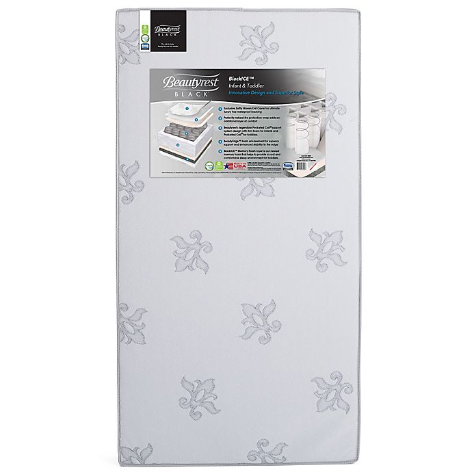 Beautyrest® BlackICE 2-Stage Crib and Toddler Mattress in White