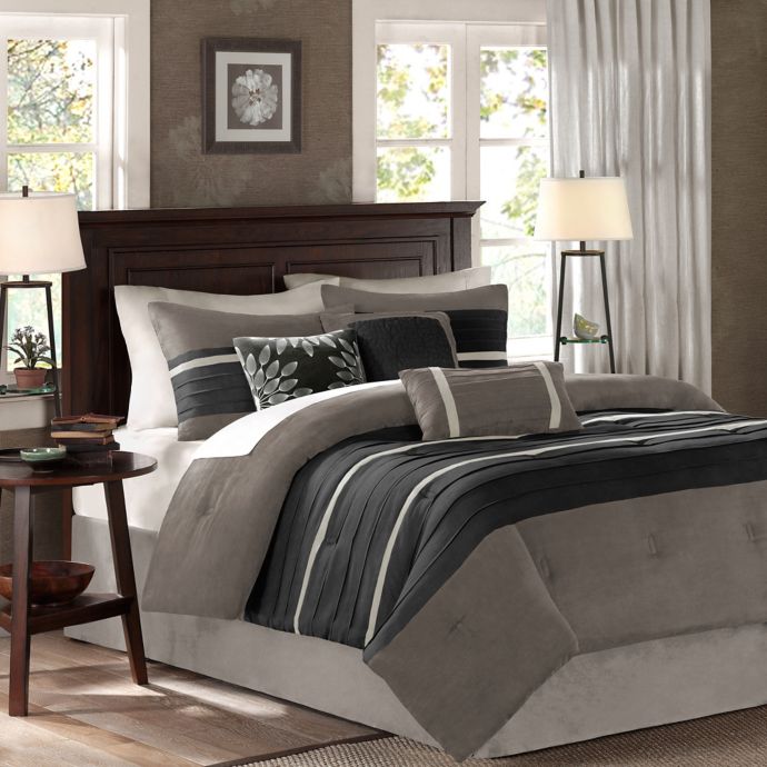Madison Park® Palmer 7 Piece Comforter Set | Bed Bath & Beyond