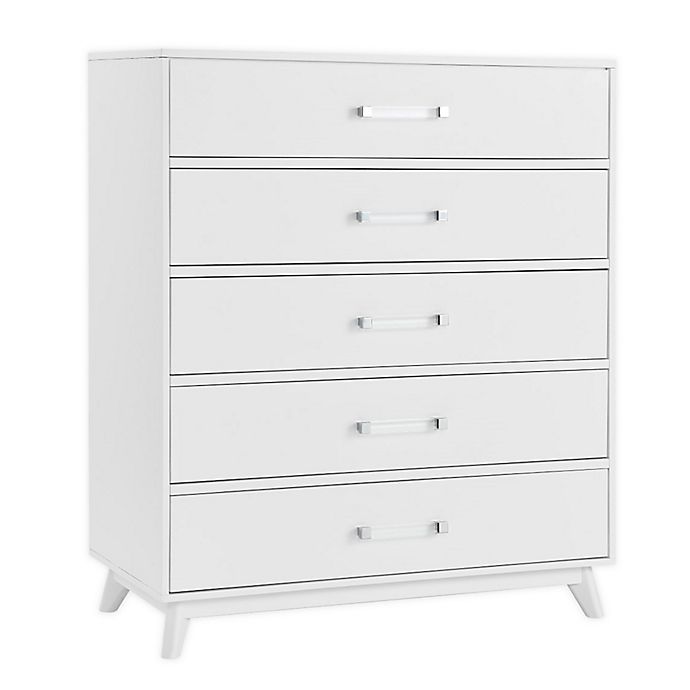 Oxford Baby Holland 5-Drawers Chest in White