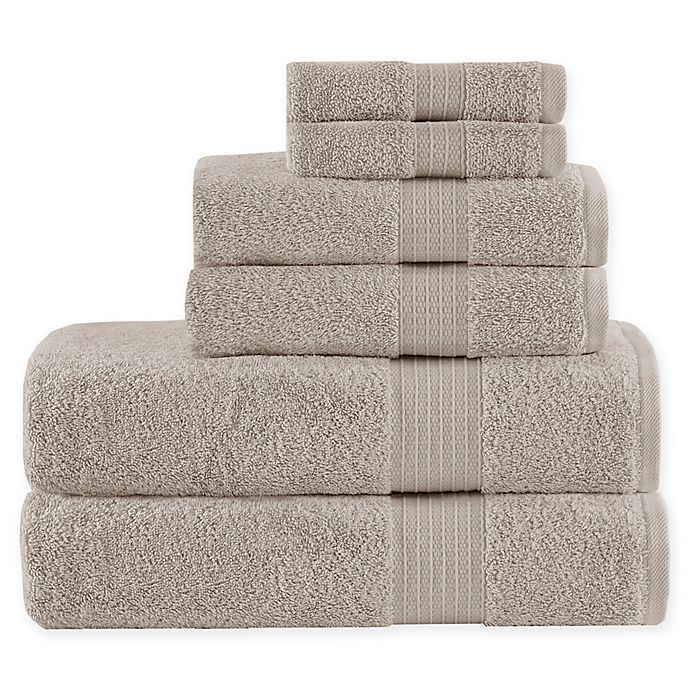 Madison Park® Organic Cotton 6-Piece Bath Towel Set