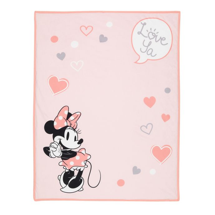 Disney Minnie Mouse Photo Op Baby Blanket In Pink Bed Bath Beyond
