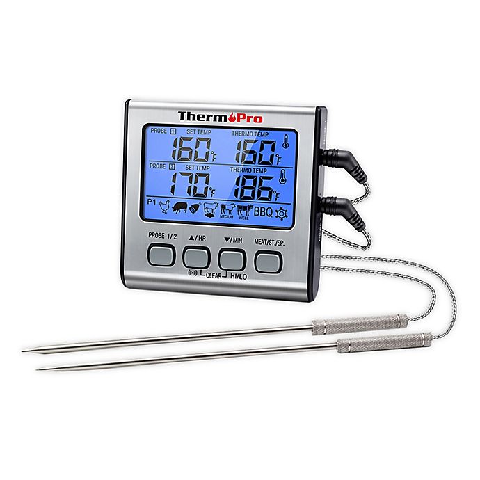 ThermoPro® TP-17 Digital Cooking Electronic Thermometer in Silver