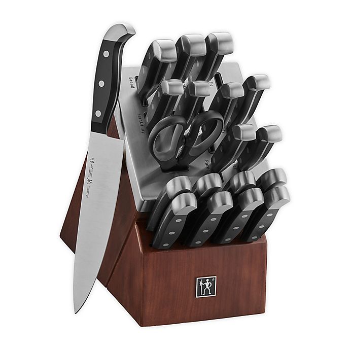 HENCKELS Statement 20-Piece Kitchen Knife Set with Self-Sharpening Knife Block
