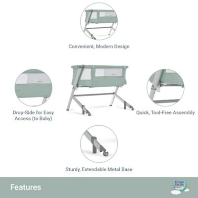 dream on me skylar bedside bassinet