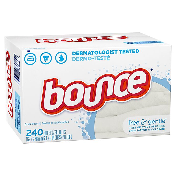 Bounce® Free & Gentle™ 240-Count Fabric Softener Dryer Sheets