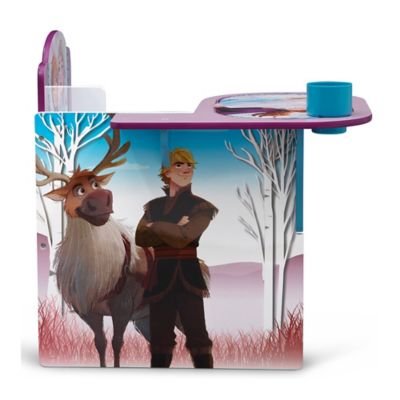 frozen chair desk with storage bin