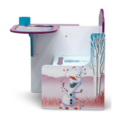 frozen chair desk with storage bin