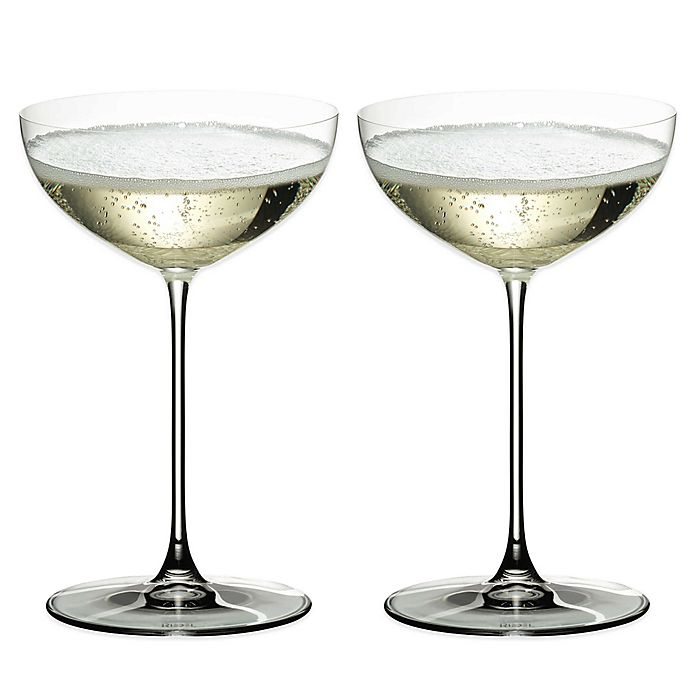Riedel® Veritas Coupe/Moscato/Martini Wine Glasses (Set of 2)