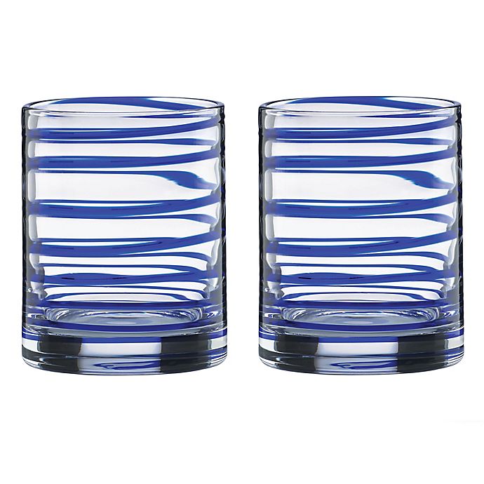 kate spade new york Charlotte Street™ Double Old Fashioned Glasses (Set of 2)