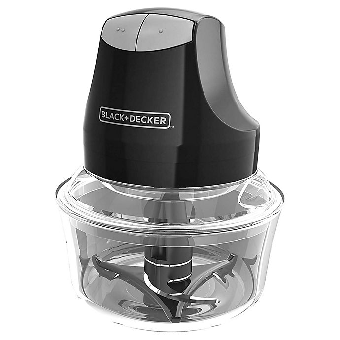 Black+Decker 2 Speed Chopper with Two Glass Bowl
