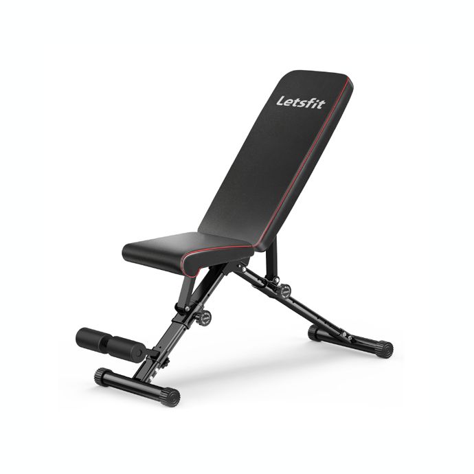 Adjustable Weight Bench,Strength Training Bench,Multi-purpose Foldable Grey 