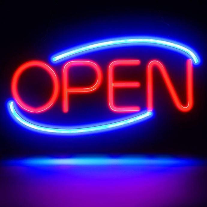 FITNATE LED Open Sign,19.8*10.5 | Bed Bath & Beyond