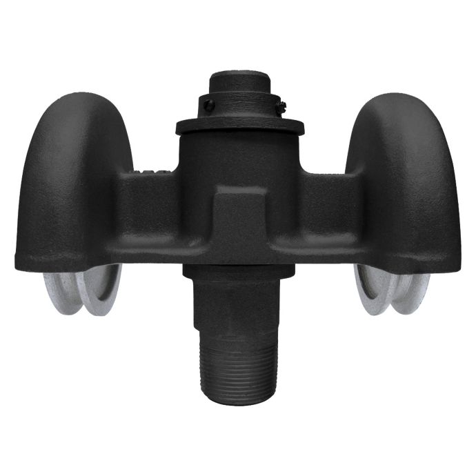 Revolving Double Pulley Truck HDT2 Series 58in Black by Super