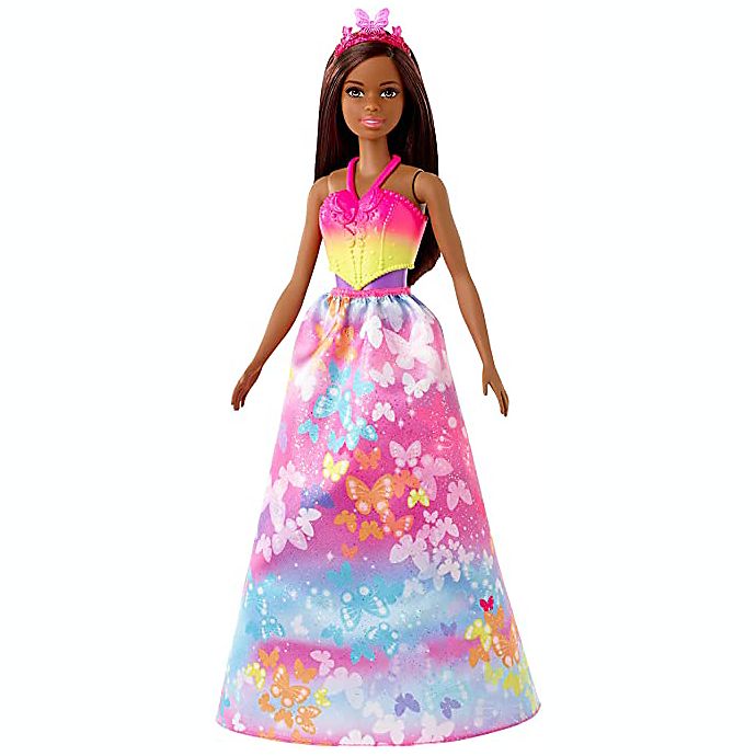 Barbie Dreamtopia Dress Up Doll Gift Set, approx. 12-inch, Brunette with 3 Fashions