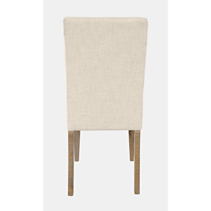 Jofran Carlyle Crossing Distressed Pine Upholstered Dining Chair (Set